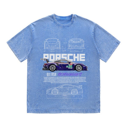 RDMCLOTHINGART tapestry hoodie 911 RSR ROTHMANS HEAVY COTTON TEES-9402