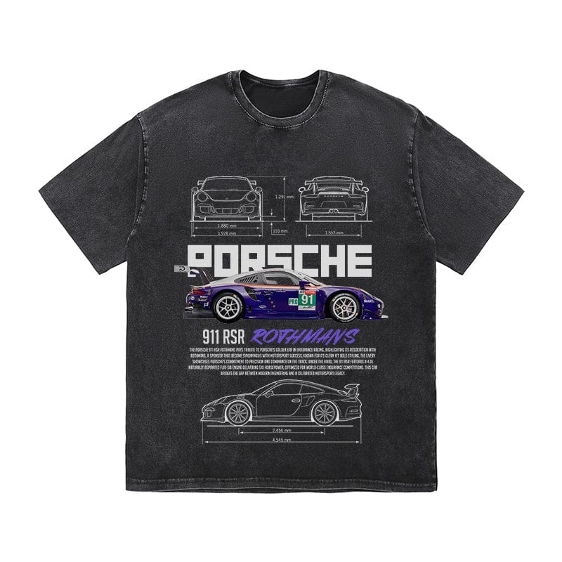 RDMCLOTHINGART tapestry hoodie 911 RSR ROTHMANS HEAVY COTTON TEES-9402