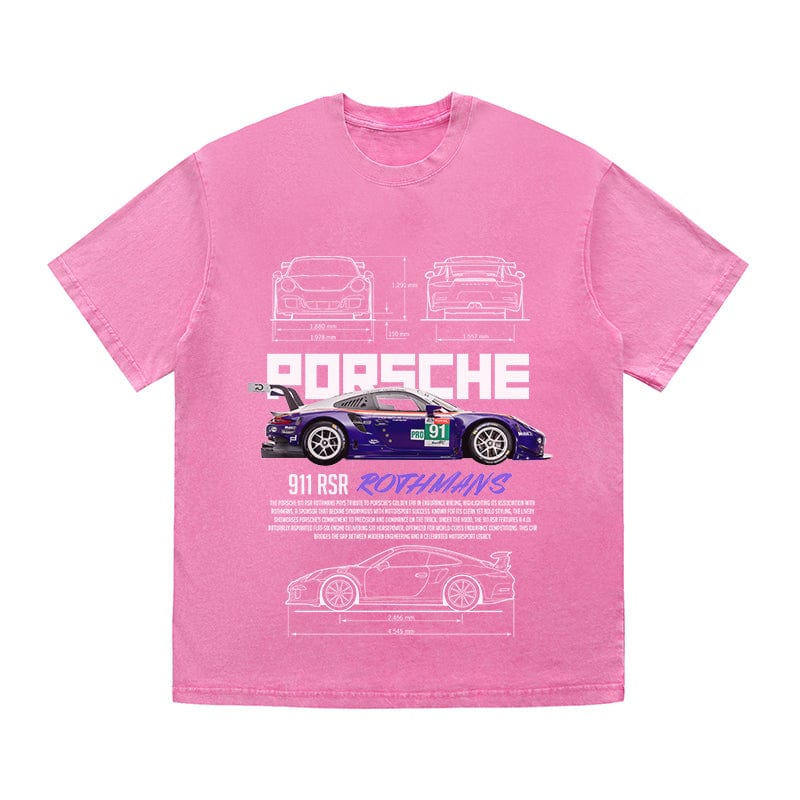 RDMCLOTHINGART tapestry hoodie 911 RSR ROTHMANS HEAVY COTTON TEES-9402