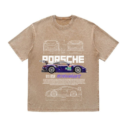 RDMCLOTHINGART tapestry hoodie 911 RSR ROTHMANS HEAVY COTTON TEES-9402