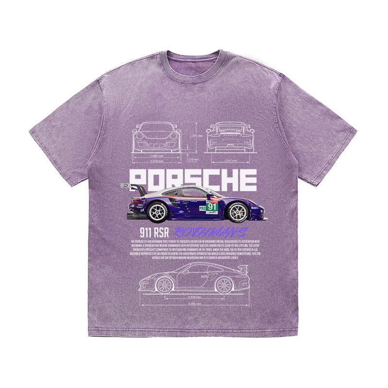 RDMCLOTHINGART tapestry hoodie 911 RSR ROTHMANS HEAVY COTTON TEES-9402