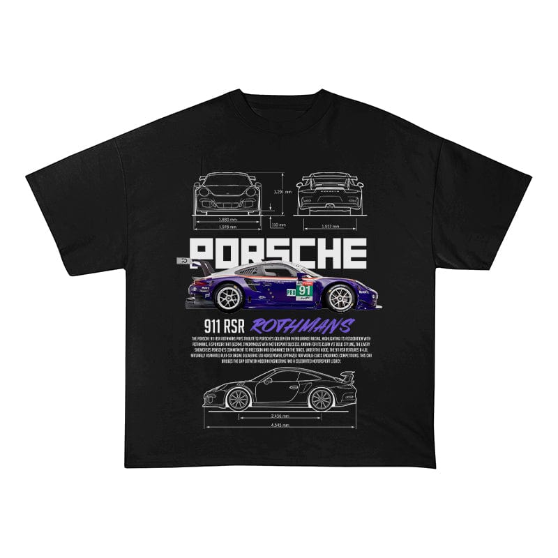 RDMCLOTHINGART tapestry hoodie 911 RSR ROTHMANS HEAVY COTTON TEES-9402