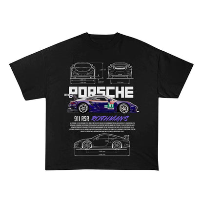 RDMCLOTHINGART tapestry hoodie 911 RSR ROTHMANS HEAVY COTTON TEES-9402