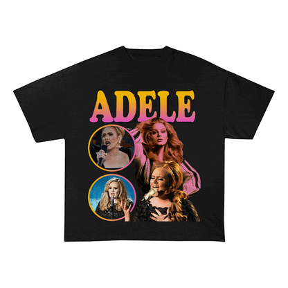 RDMCLOTHINGART tapestry hoodie ADELE HEAVY WEIGHT COTTON TEE-9114