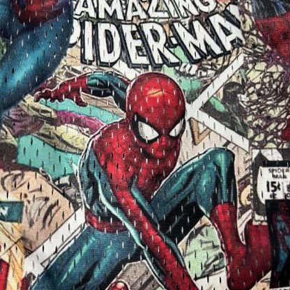 AMAZING SPIDERMAN MESH SHORTS-8673 - RDMCLOTHINGART