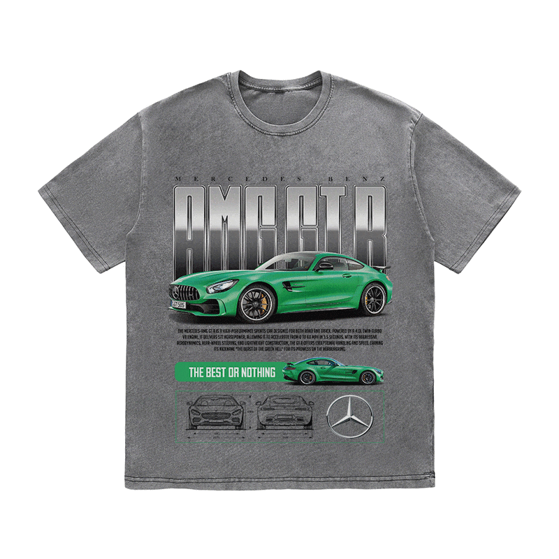 RDMCLOTHINGART tapestry hoodie AMG GT R HEAVY WEIGHT COTTON TEE-8830