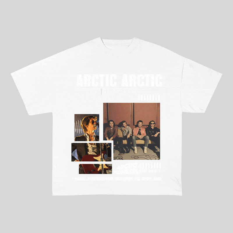 RDMCLOTHINGART tapestry hoodie ARCTIC MONKEYS HEAVY WEIGHT COTTON TEE-8987