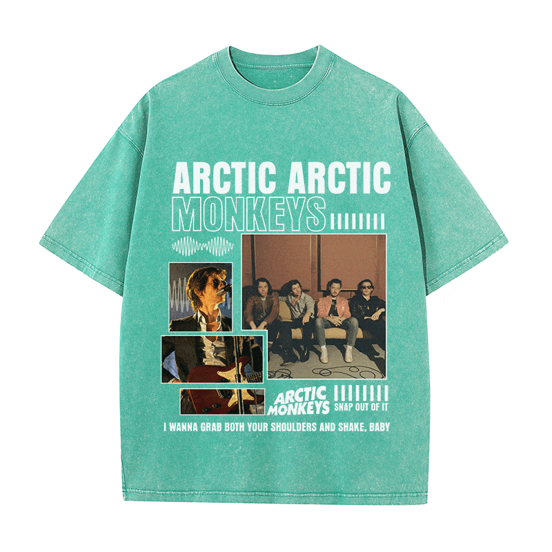 RDMCLOTHINGART tapestry hoodie ARCTIC MONKEYS HEAVY WEIGHT COTTON TEE-8987