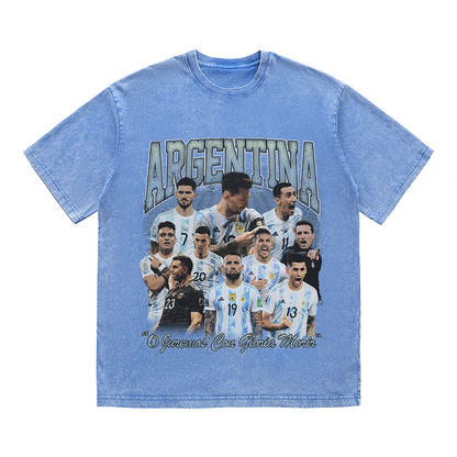 RDMCLOTHINGART tapestry hoodie ARGENTINA HEAVY WEIGHT COTTON TEE-8947