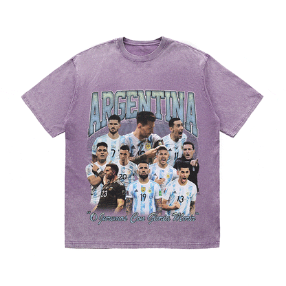 RDMCLOTHINGART tapestry hoodie ARGENTINA HEAVY WEIGHT COTTON TEE-8947