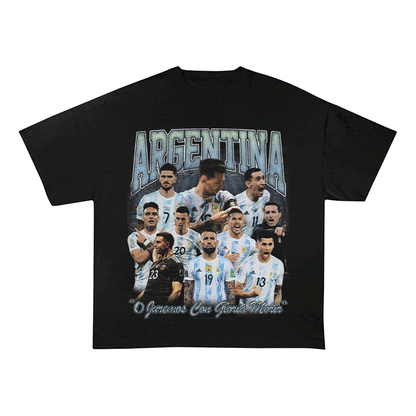 RDMCLOTHINGART tapestry hoodie ARGENTINA HEAVY WEIGHT COTTON TEE-8947