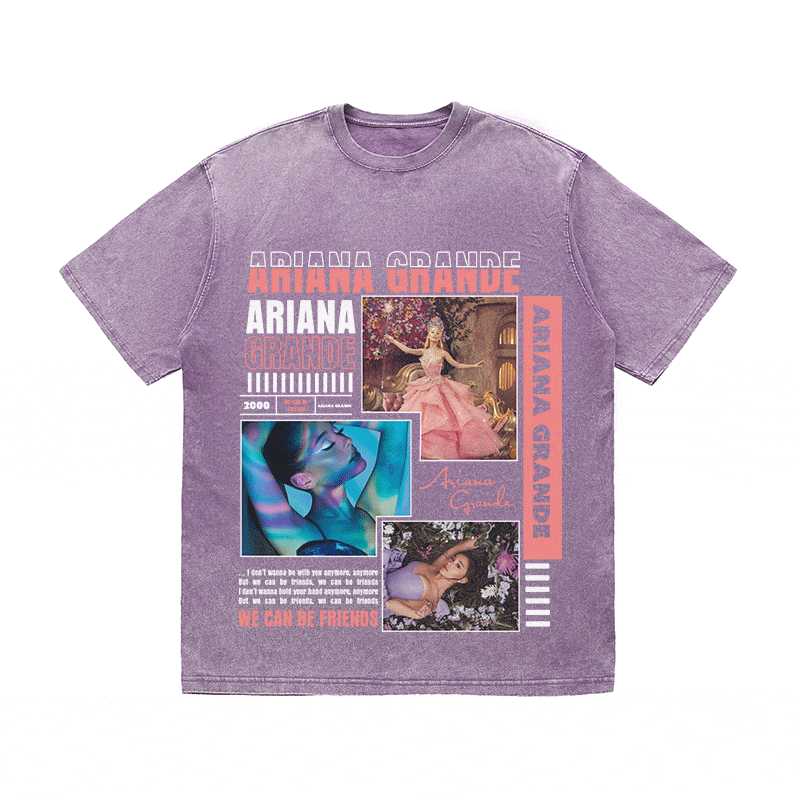 RDMCLOTHINGART tapestry hoodie ARIANA GRANDE HEAVY WEIGHT COTTON TEE-8988