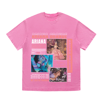 RDMCLOTHINGART tapestry hoodie ARIANA GRANDE HEAVY WEIGHT COTTON TEE-8988