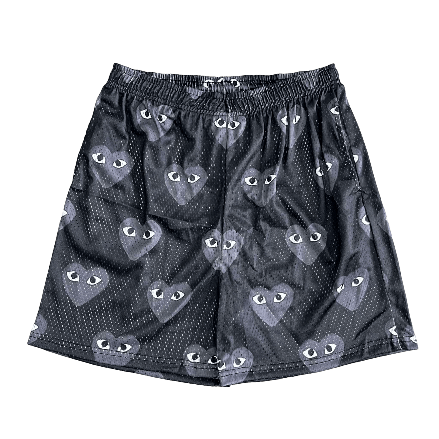 B&GREY CDG MESH SHORTS-8734 - RDMCLOTHINGART
