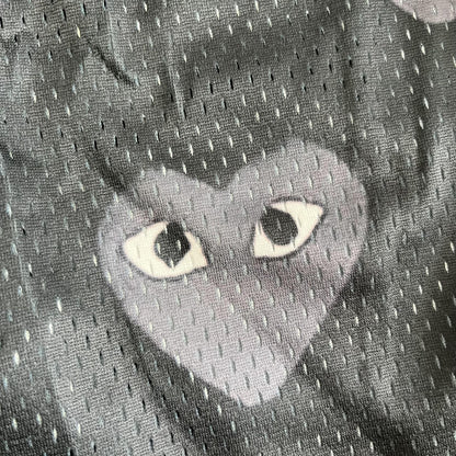 B&GREY CDG MESH SHORTS-8734 - RDMCLOTHINGART