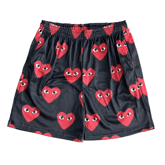 B&RED CDG MESH SHORTS-8733 - RDMCLOTHINGART