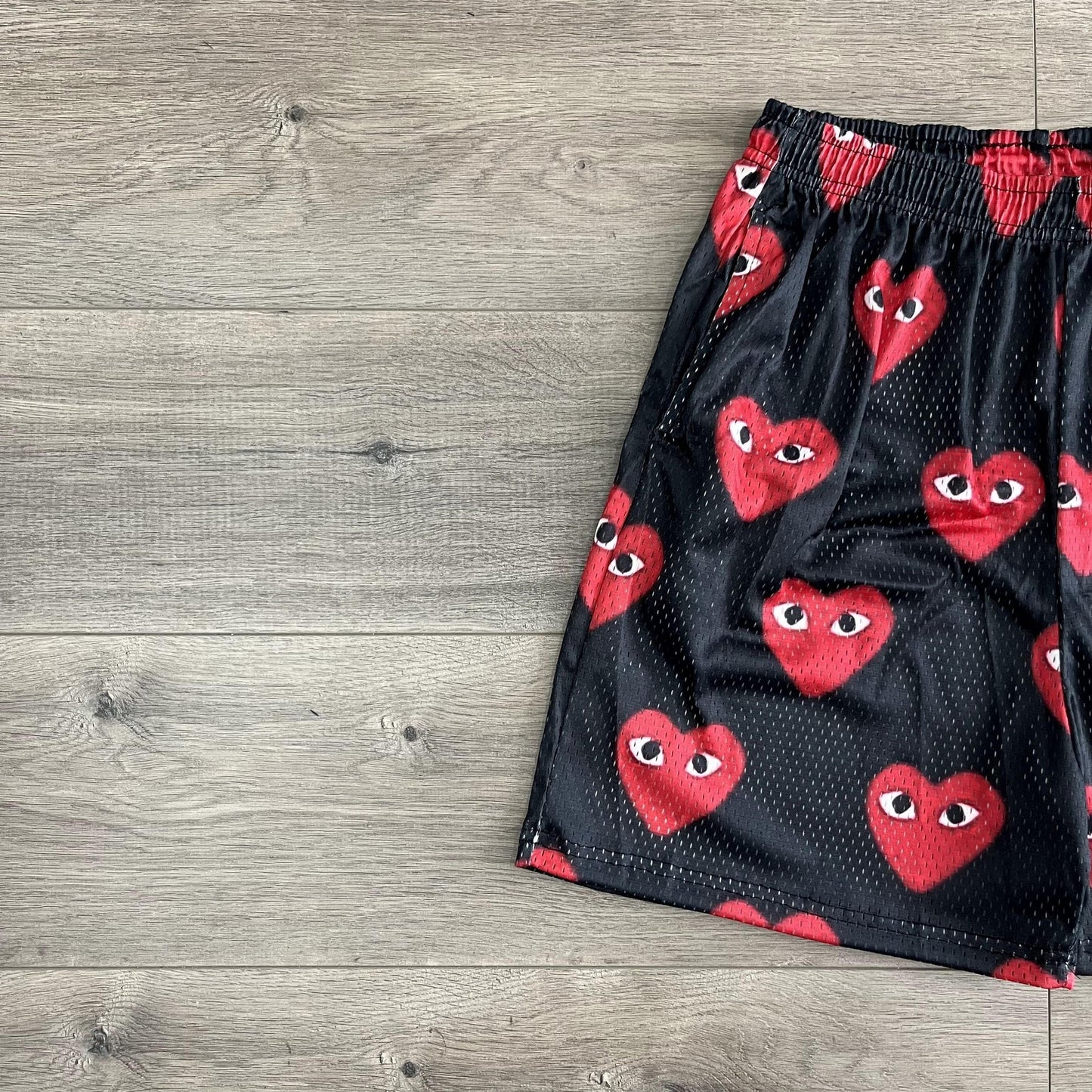 B&RED CDG MESH SHORTS-8733 - RDMCLOTHINGART