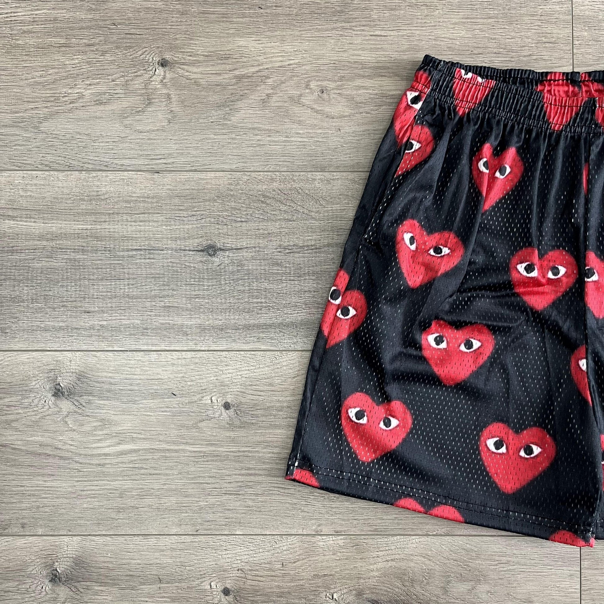 B&RED CDG MESH SHORTS-8733 - RDMCLOTHINGART