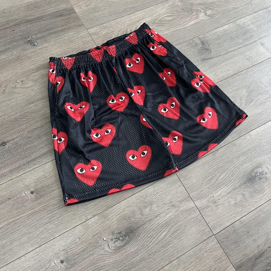 B&RED CDG MESH SHORTS-8733 - RDMCLOTHINGART