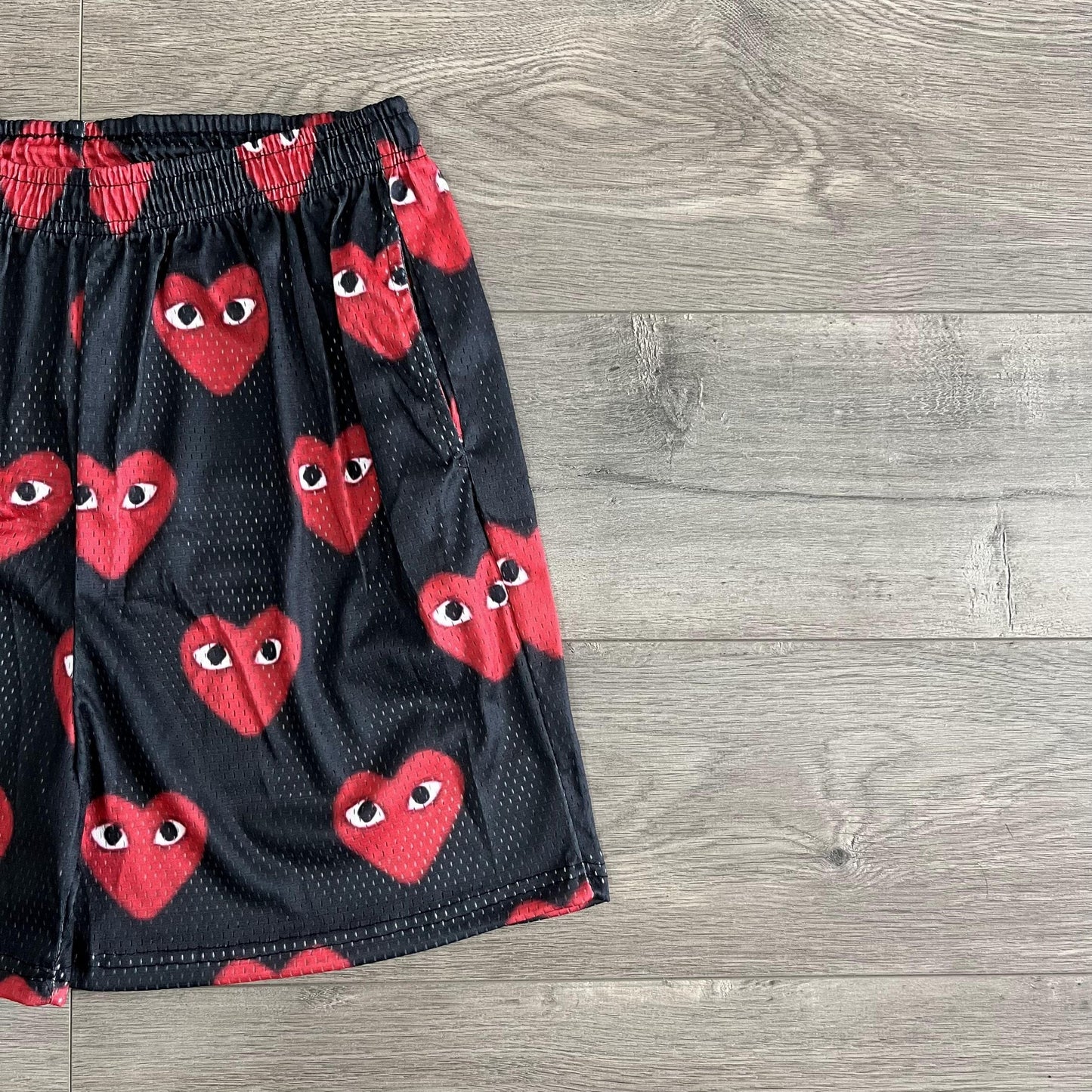 B&RED CDG MESH SHORTS-8733 - RDMCLOTHINGART