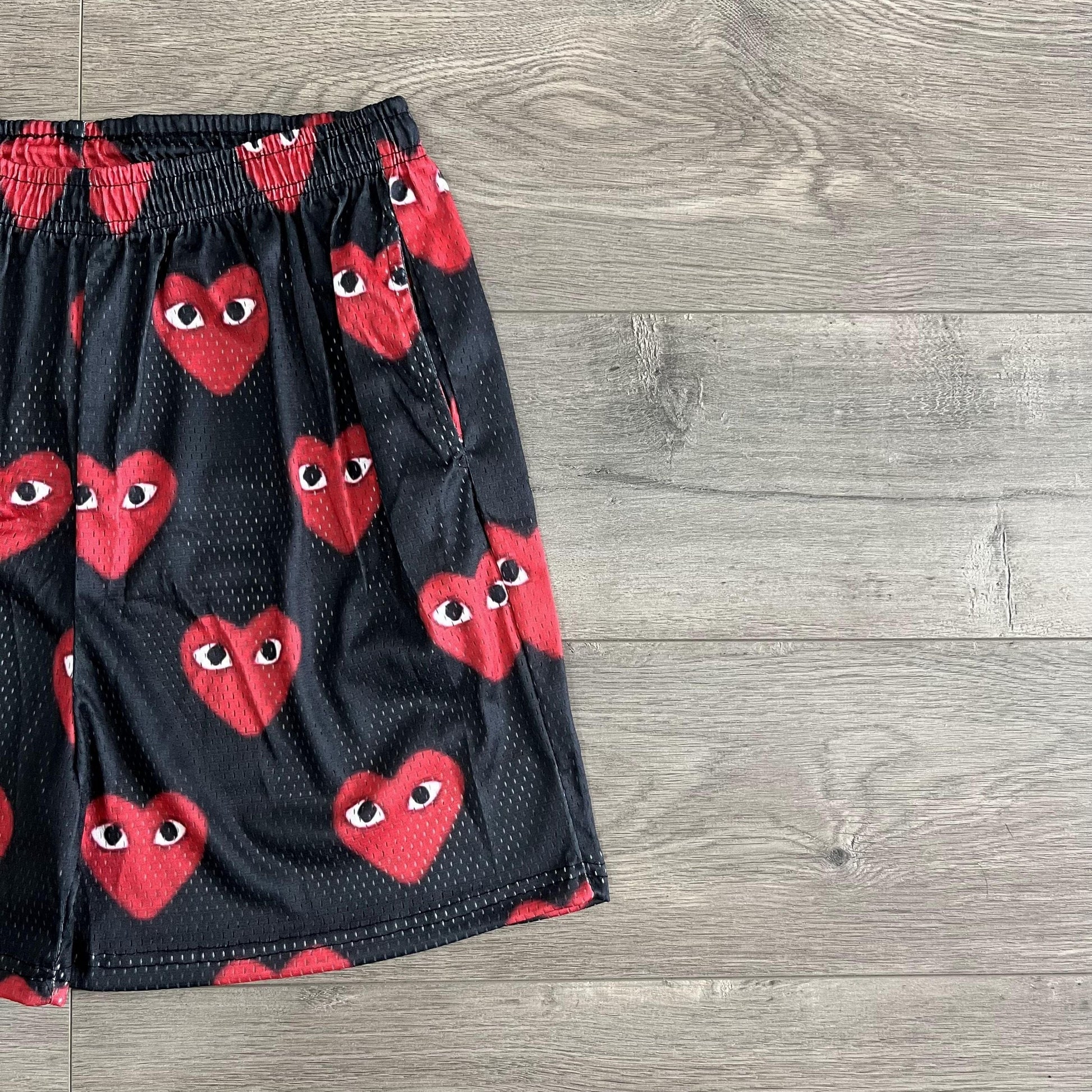 B&RED CDG MESH SHORTS-8733 - RDMCLOTHINGART