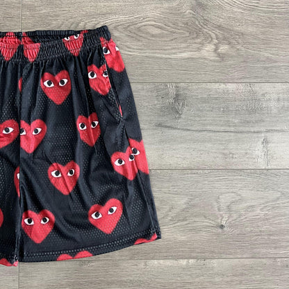 B&RED CDG MESH SHORTS-8733 - RDMCLOTHINGART