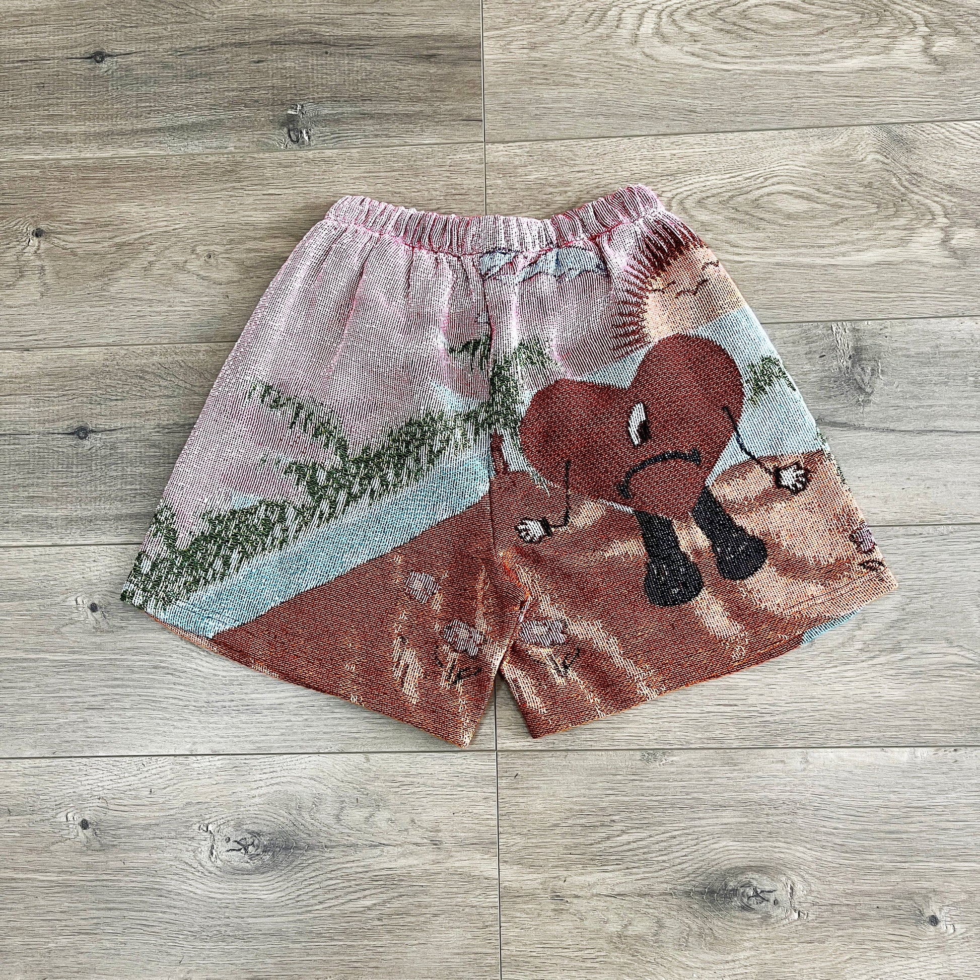 RDMCLOTHINGART tapestry hoodie BAD-BUNNY TAPESTRY SHORTS