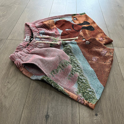 RDMCLOTHINGART tapestry hoodie BAD-BUNNY TAPESTRY SHORTS