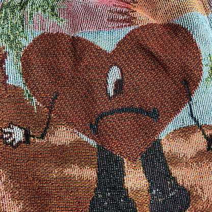 RDMCLOTHINGART tapestry hoodie BAD-BUNNY TAPESTRY SHORTS