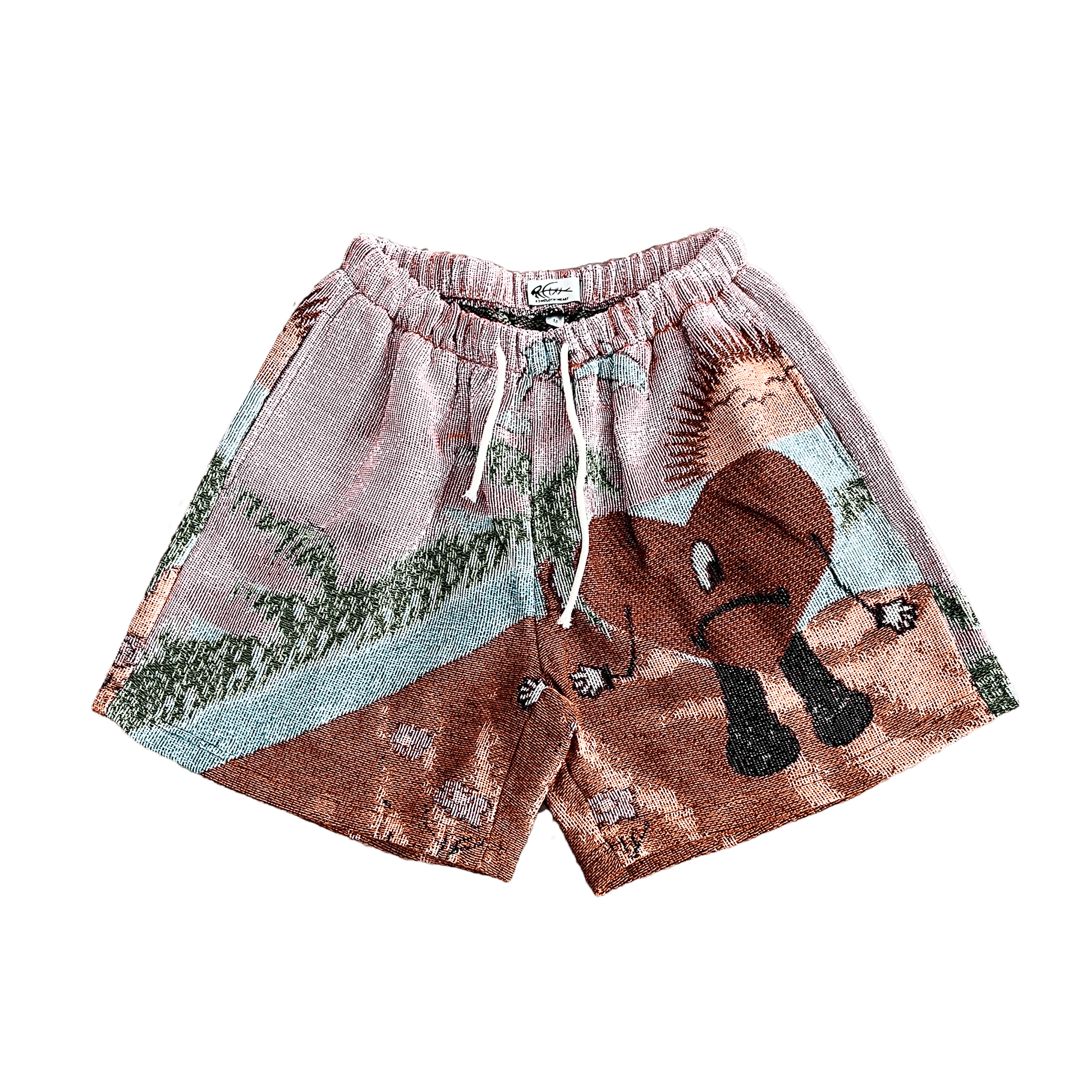 RDMCLOTHINGART tapestry hoodie BAD-BUNNY TAPESTRY SHORTS