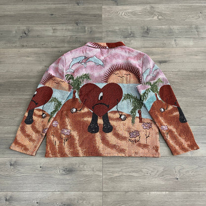 RDMCLOTHINGART tapestry hoodie BAD BUNNY V3 TAPESTRY JACKET