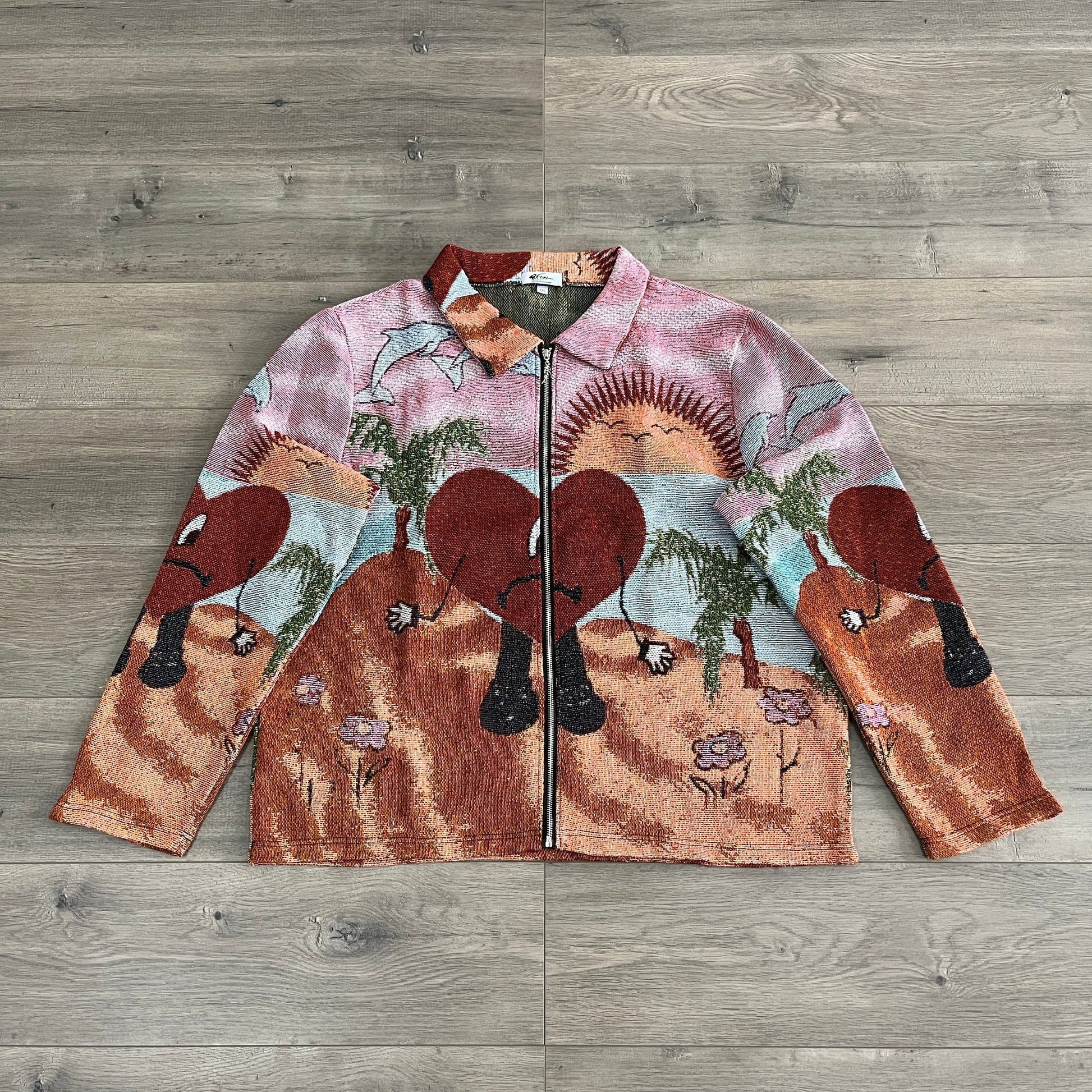 RDMCLOTHINGART tapestry hoodie BAD BUNNY V3 TAPESTRY JACKET