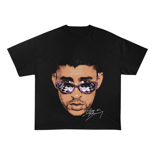 BADBUNNY HEAVY WEIGHT COTTON TEE-8016 - RDMCLOTHINGART