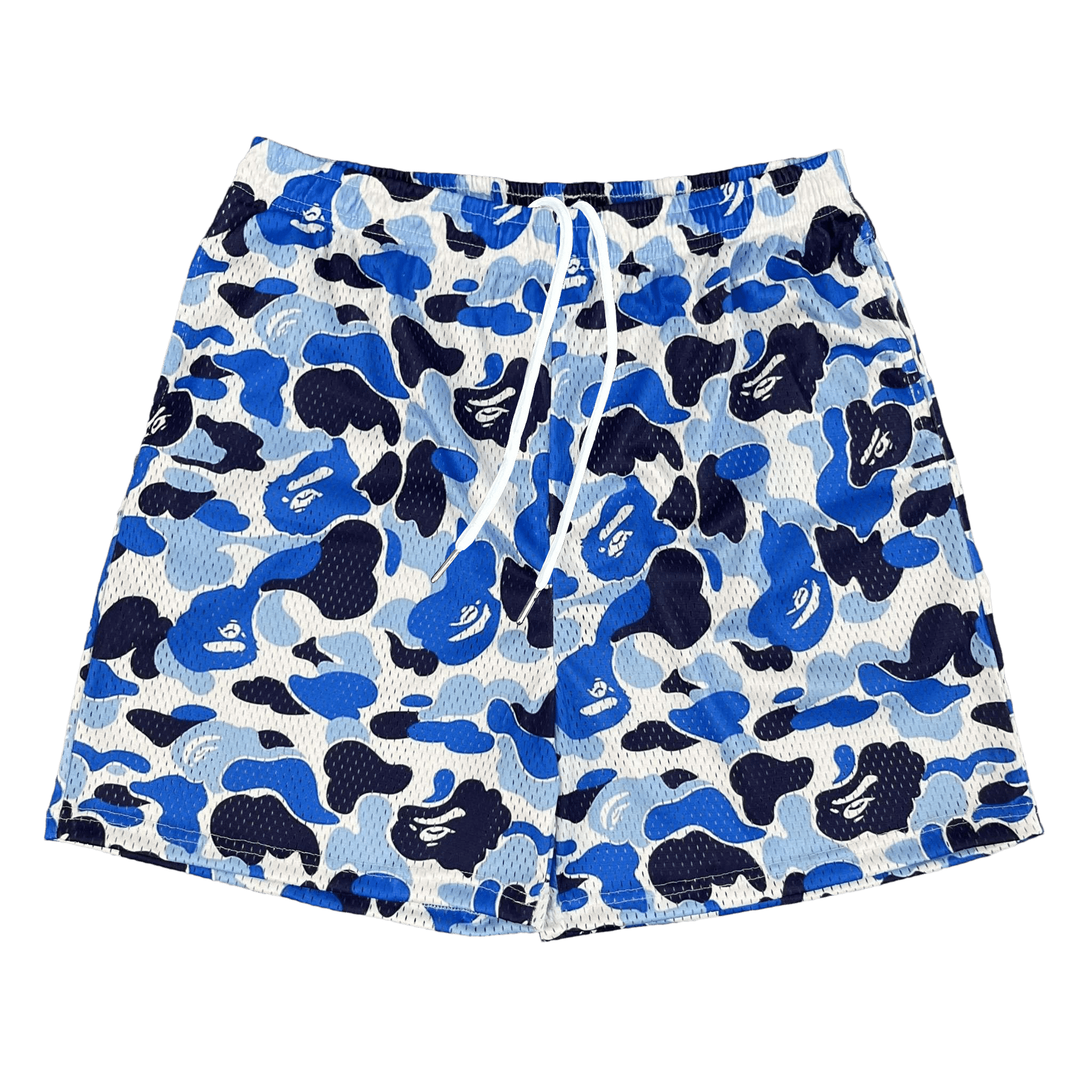 BAPE BLUE MESH SHORTS-8688 - RDMCLOTHINGART