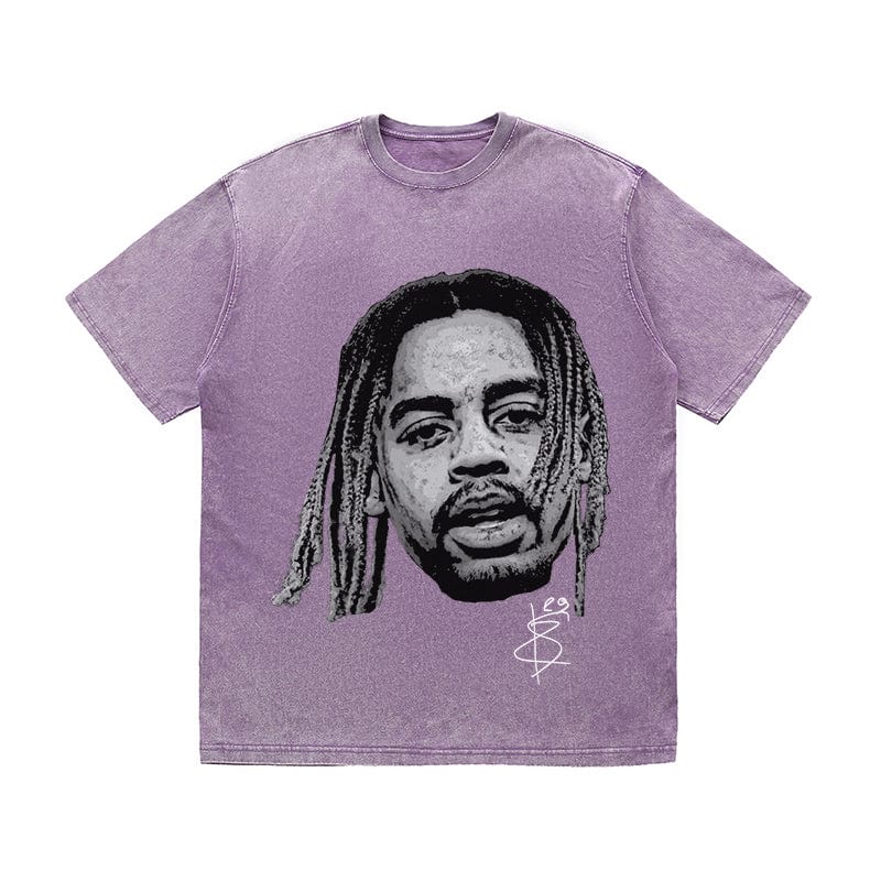 RDMCLOTHINGART tapestry hoodie BARCOLA HEAVY COTTON TEES-9531