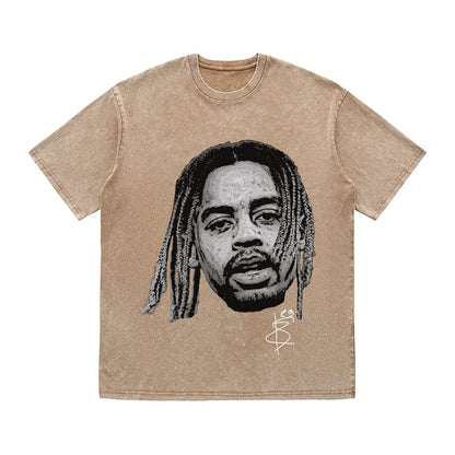 RDMCLOTHINGART tapestry hoodie BARCOLA HEAVY COTTON TEES-9531