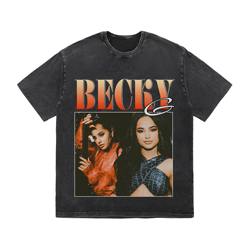 RDMCLOTHINGART tapestry hoodie BECKY G HEAVY WEIGHT COTTON TEE-8852