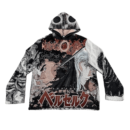 BERSERK TAPESTRY HOODIE - RDMCLOTHINGART