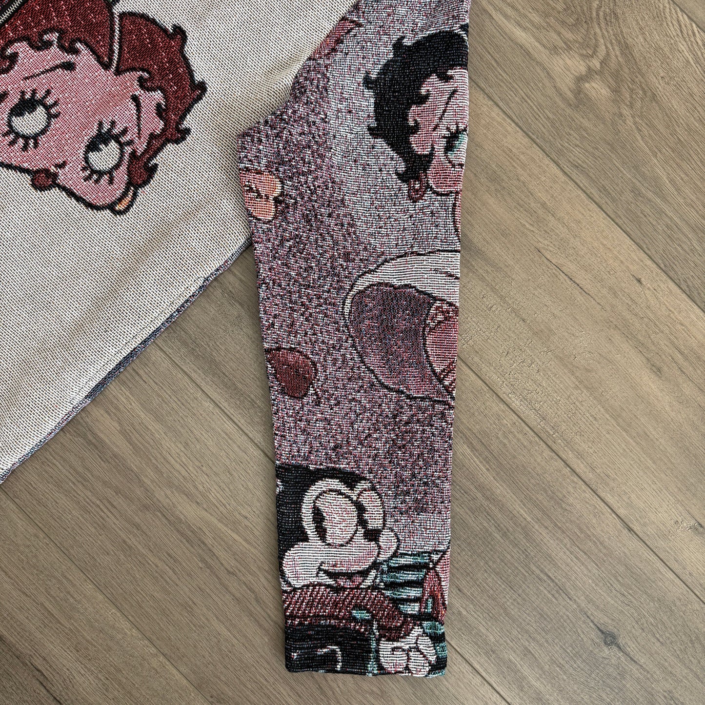 RDMCLOTHINGART tapestry hoodie BETTY BOOP CHERRIES TAPESTRY JACKET