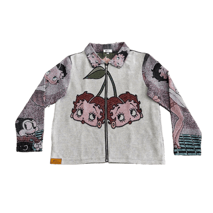 RDMCLOTHINGART tapestry hoodie BETTY BOOP CHERRIES TAPESTRY JACKET