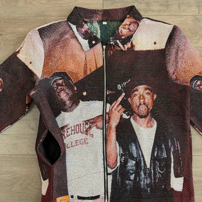 RDMCLOTHINGART tapestry hoodie BIGGIE& PAC  TAPESTRY JACKET