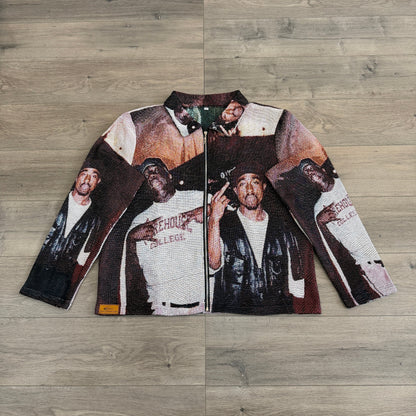 RDMCLOTHINGART tapestry hoodie BIGGIE& PAC  TAPESTRY JACKET