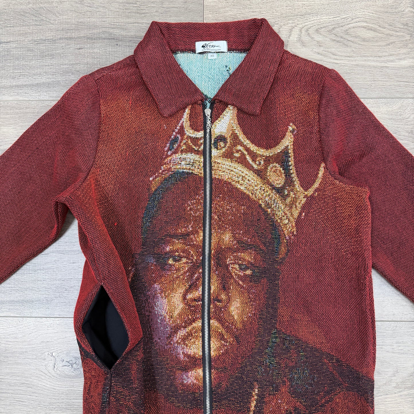 RDMCLOTHINGART tapestry hoodie BIGGIE TAPESTRY JACKET