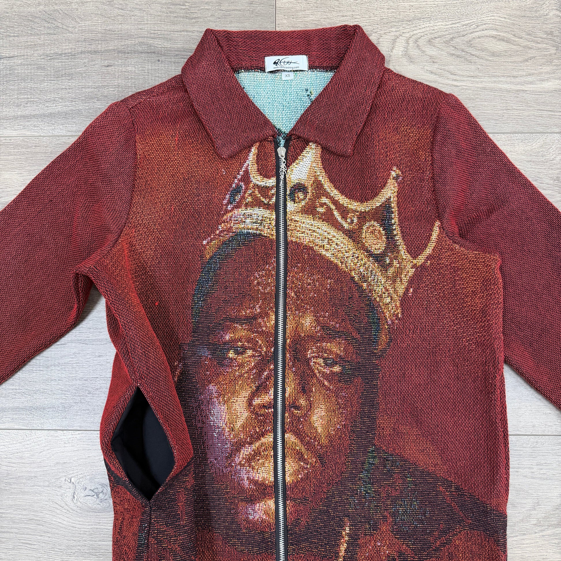 RDMCLOTHINGART tapestry hoodie BIGGIE TAPESTRY JACKET