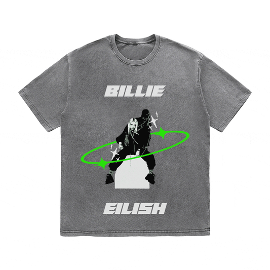 RDMCLOTHINGART tapestry hoodie BILLIE EILISH HEAVY WEIGHT COTTON TEE-8873