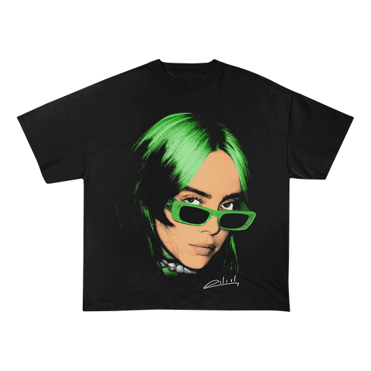 BILLIEEILISH HEAVY WEIGHT COTTON TEE-8039 - RDMCLOTHINGART