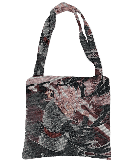 RDMCLOTHINGART tapestry hoodie BLACK GOKU TAPESTRY BAG