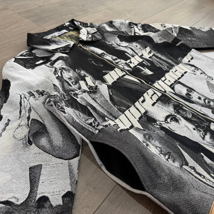 RDMCLOTHINGART tapestry hoodie BLACK LEADER TAPESTRY JACKET