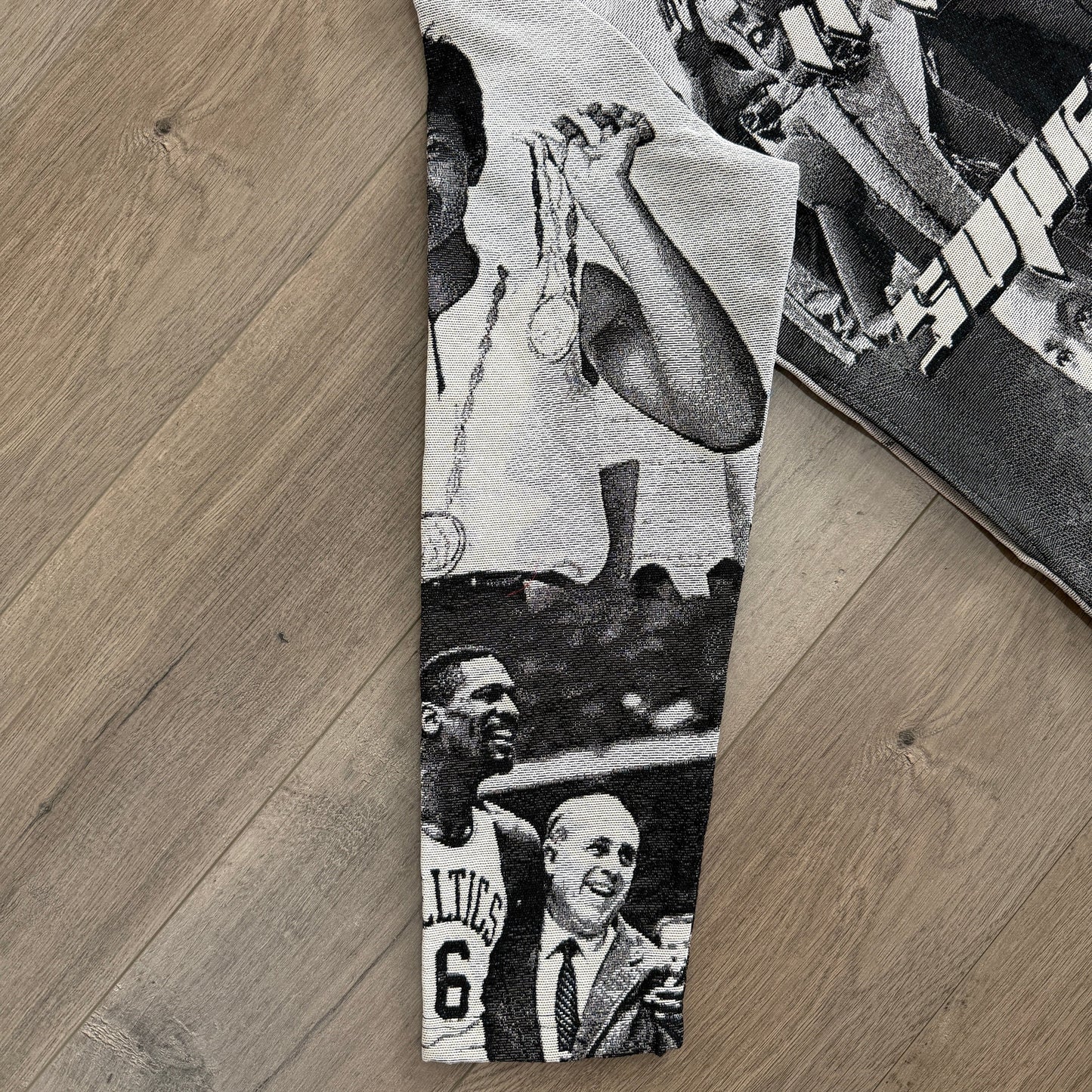 RDMCLOTHINGART tapestry hoodie BLACK LEADER TAPESTRY JACKET