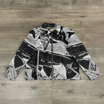 BLACK SCARFACE TAPESTRY JACKET - RDMCLOTHINGART